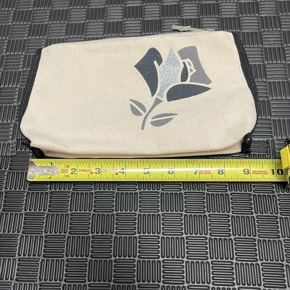 Lancôme canvas makeup, cosmetics bag